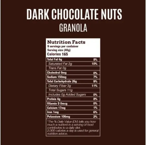 Own Dark chocolate nut Granola 350 gm