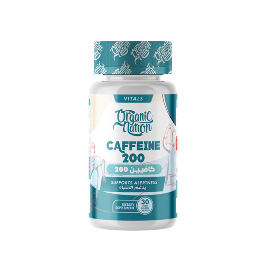 Caffeine 200-30Serv.-30 Hard Gelatin Capsules