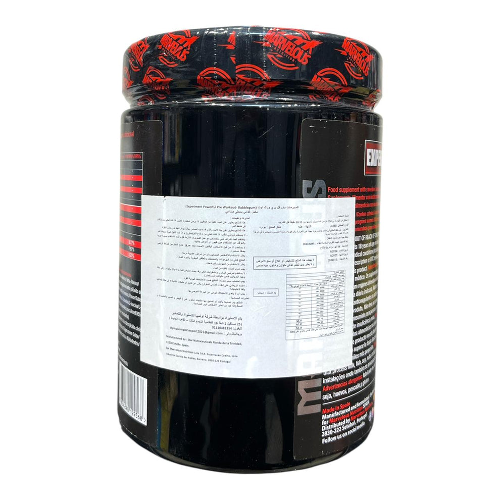 The Marvelous Experiment Pre-workout (30 servings)