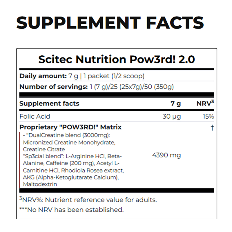 Scitec Pre-Workout 30 Servings / Explosive Energy