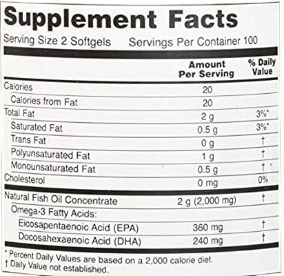 NOW Omega-3 — 100 Softgels