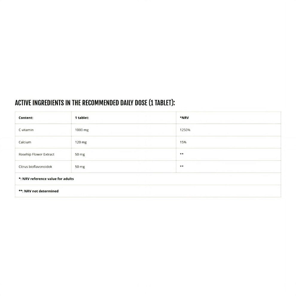 Azgard Vitamin C 100 Tablets — Immune Support