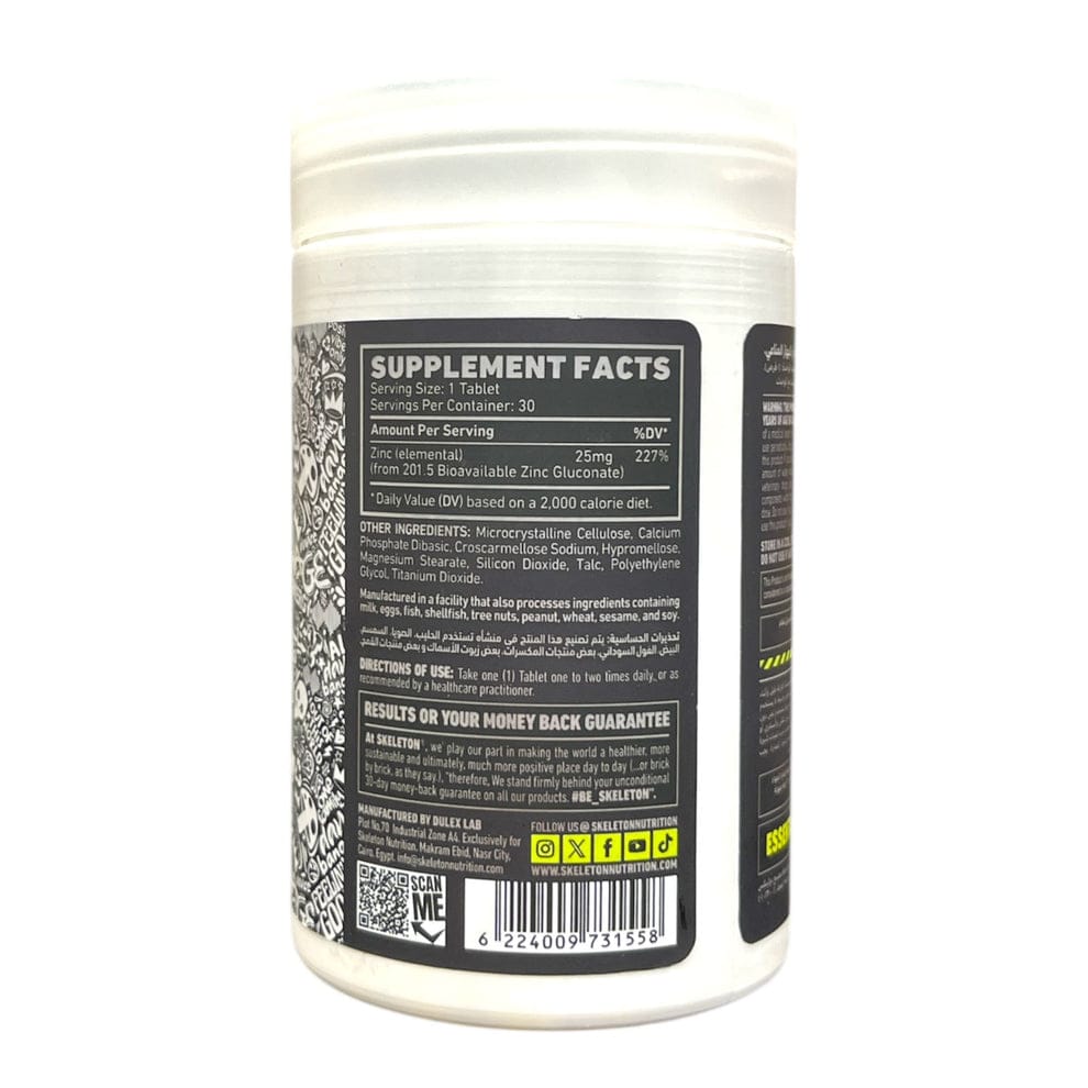Skeleton Zinc — 30 Tablets