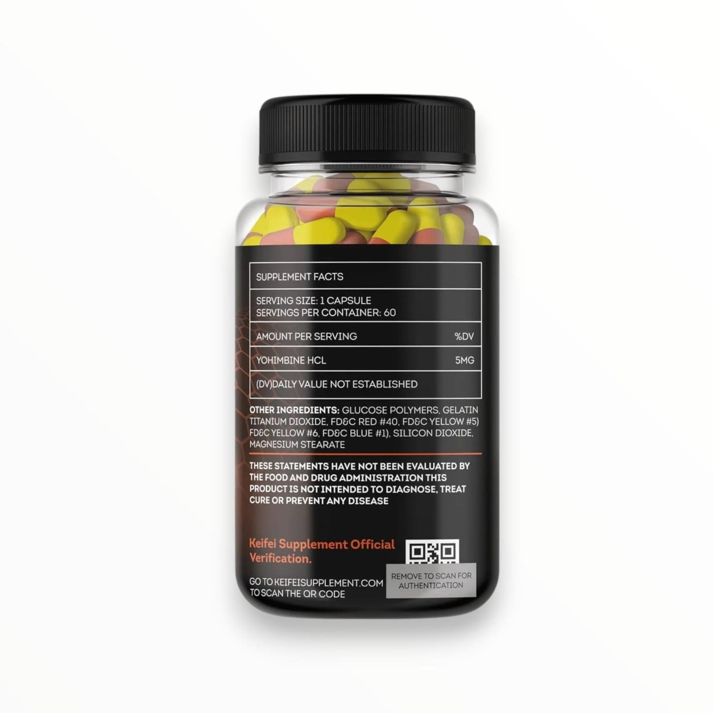 Keifei Yohimbine — 60 Capsules