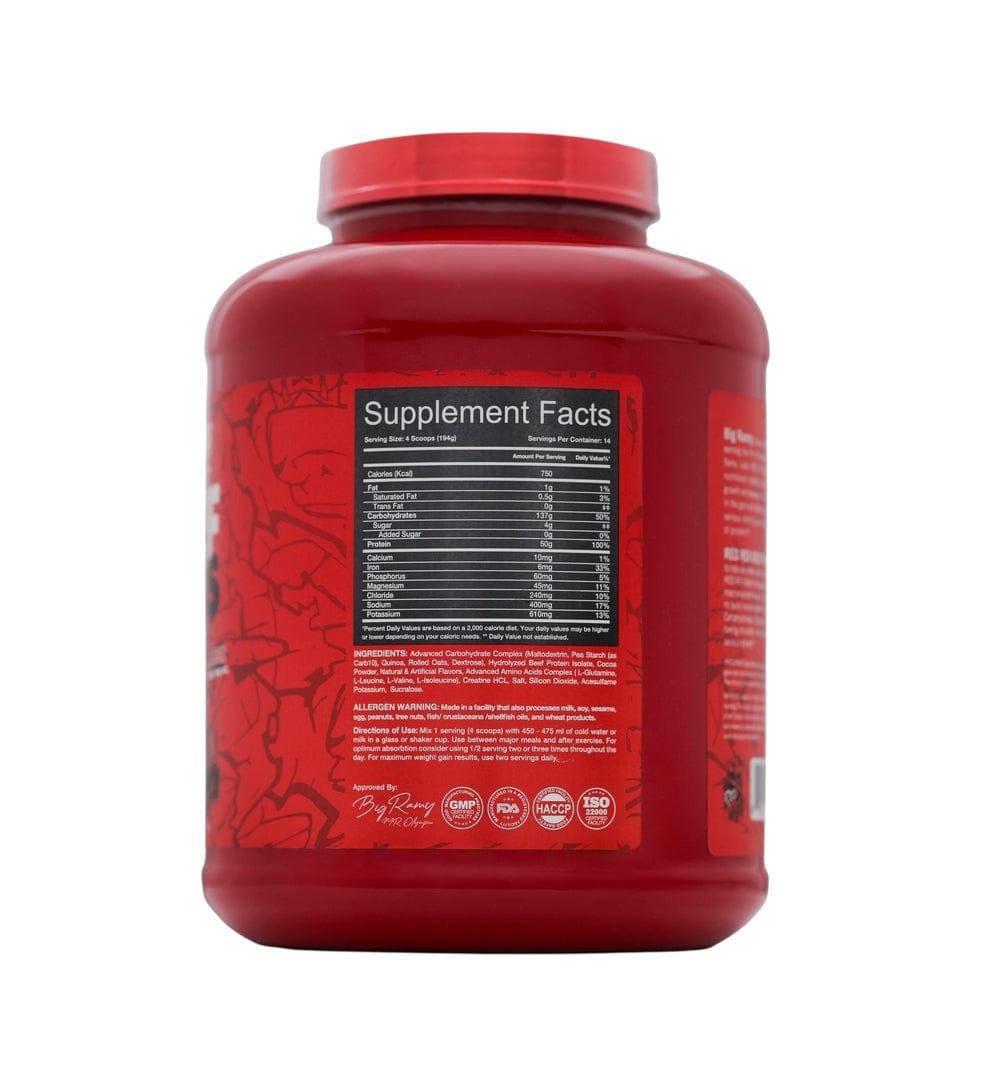 Red Rex Beef Mass Gainer 3kg (8 Servings)