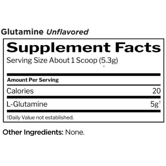 Rule One Glutamine – Workout Recovery Support (Unflavored, 75 Servings