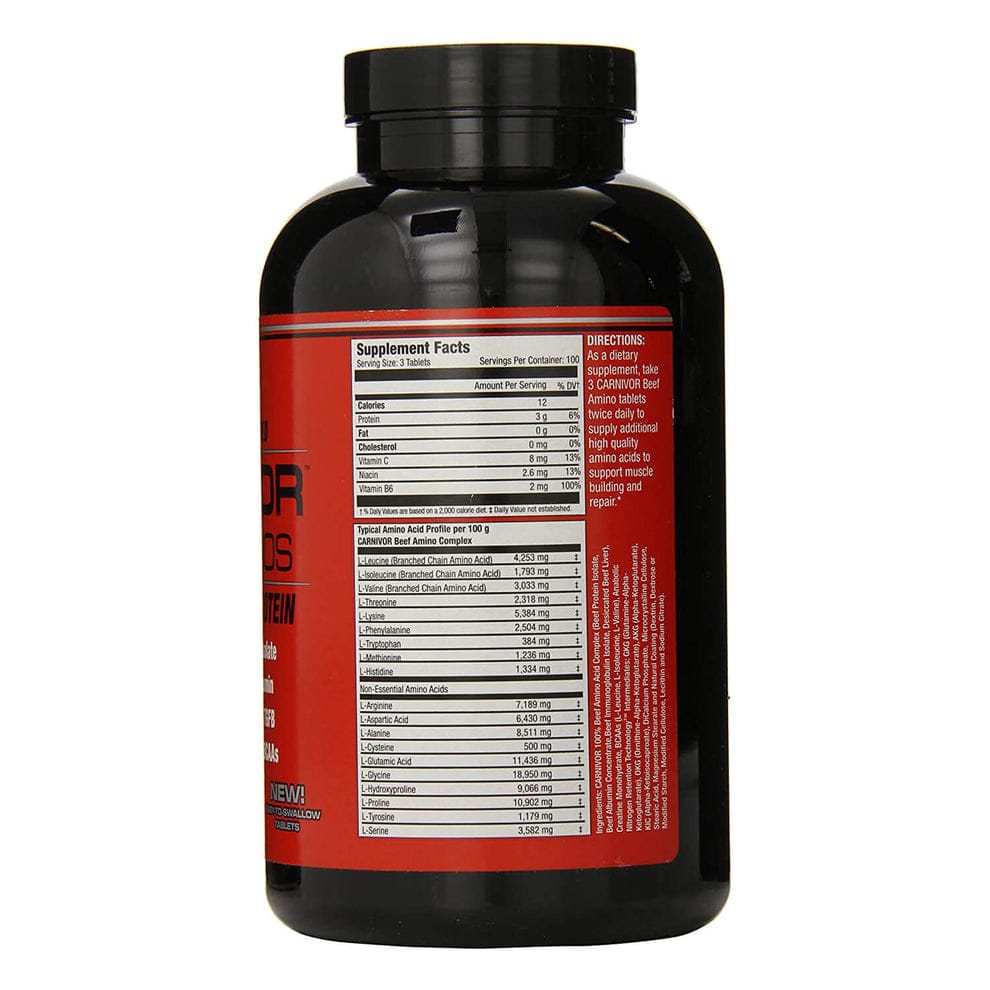 MuscleMeds Carnivor Beef Aminos 300 Tablets