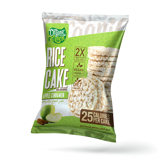Rice Cake-5Pices.-25Gm.-Apple Cinnamon organic nation