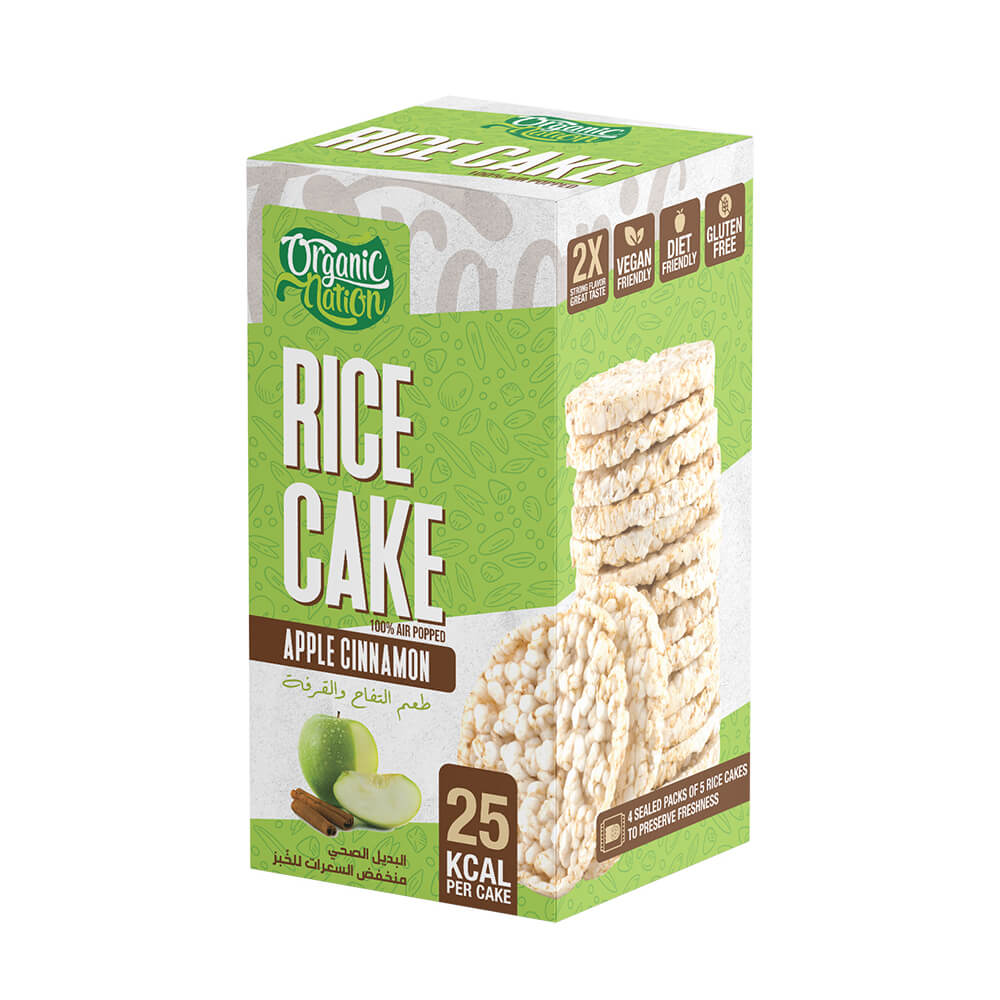 Rice Cake-20Pices-120Gm-Apple Cinnamon