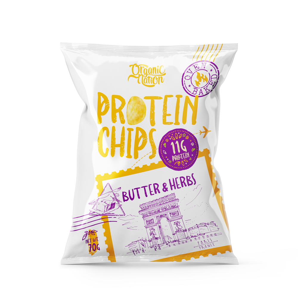 Protein Chips-70G.-Butter &Herbs