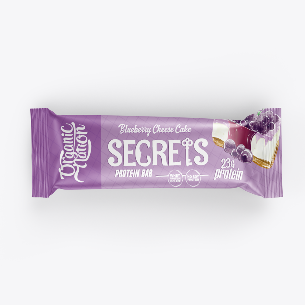 Secrets Protein Bar-70 gm (12 bar) Blueberry cheese cake-23gm protein