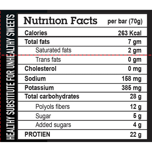 Max Muscle Max Iso Meal - Protein bar -70G-Dark chocolate W sea salt (12 bar) 22gm protein