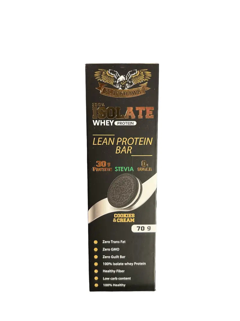 Black hawk protein bar-70 Gm  (16 bar) 30 gm protein