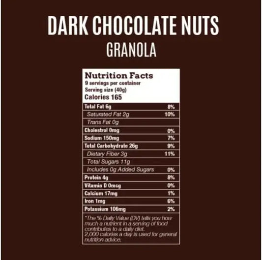 Own Dark chocolate nut Granola 350 gm