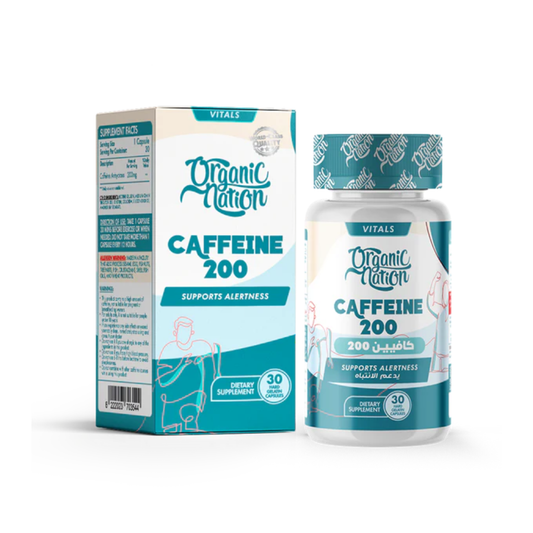 Caffeine 200-30Serv.-30 Hard Gelatin Capsules