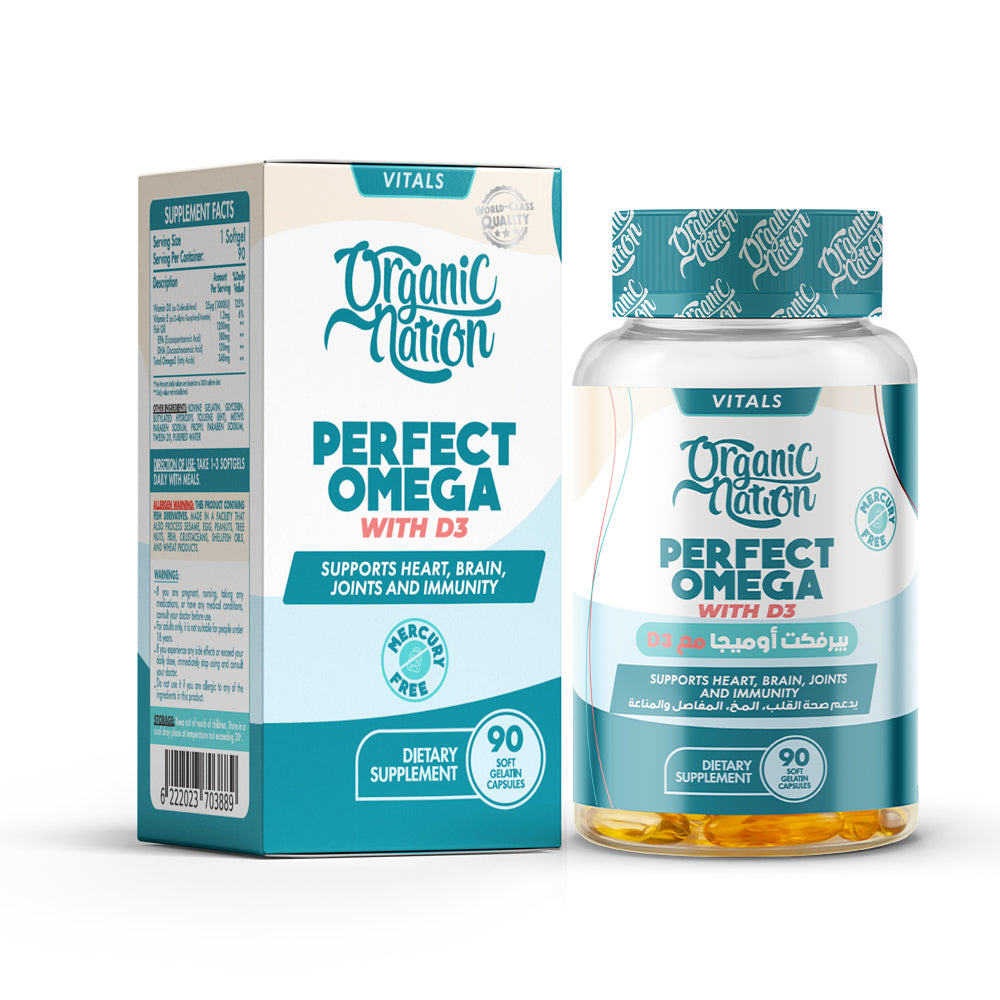Perfect Omega3 With Vitamin D3-90Serv.-90Capsules