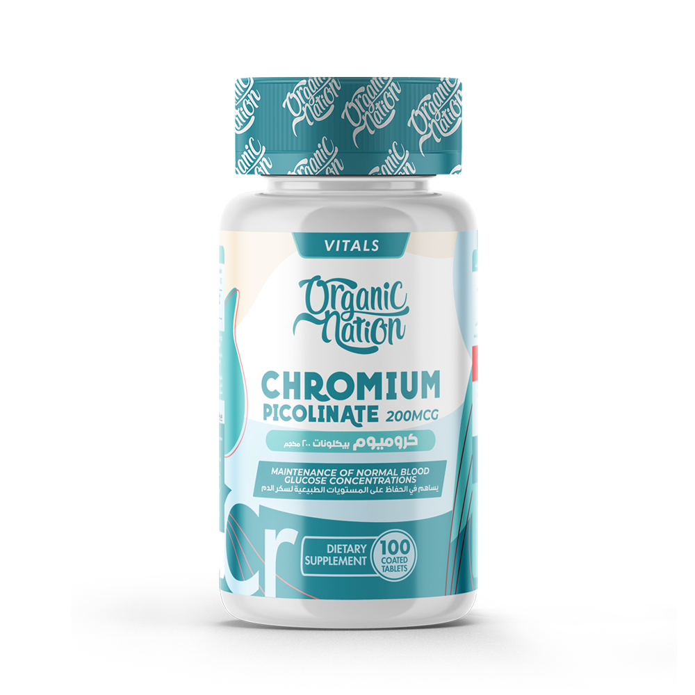 Chromium Picolinate 200MCG-100Serv.-100 Tablets
