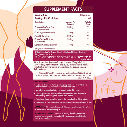 Orensy Weight Management Formula-60Serv.-120 Capsules