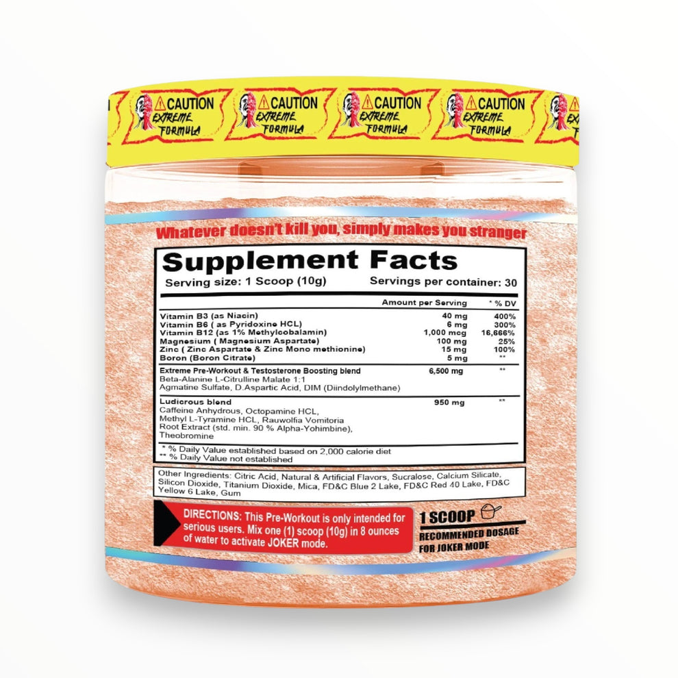 Terror Labz Joker Extreme Pre-Workout  300gm  (30 servings)