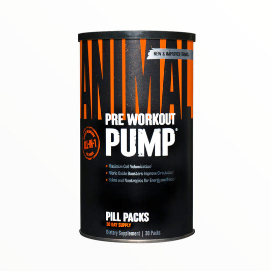 Animal Pump – 30 Packs / Creatine, Pump & Energy Pre-Workout Formula