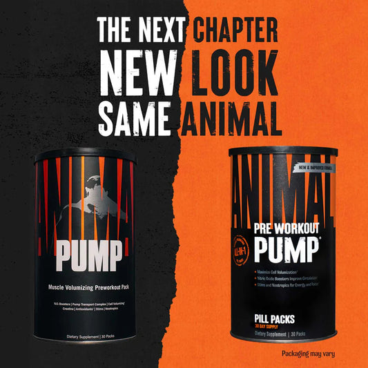 Animal Pump – 30 Packs / Creatine, Pump & Energy Pre-Workout Formula