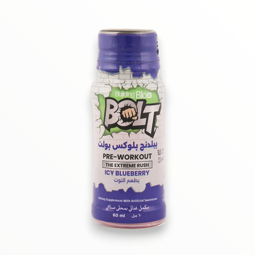 Building Blox BOLT Pre-Workout Shot 60ml (one shot)