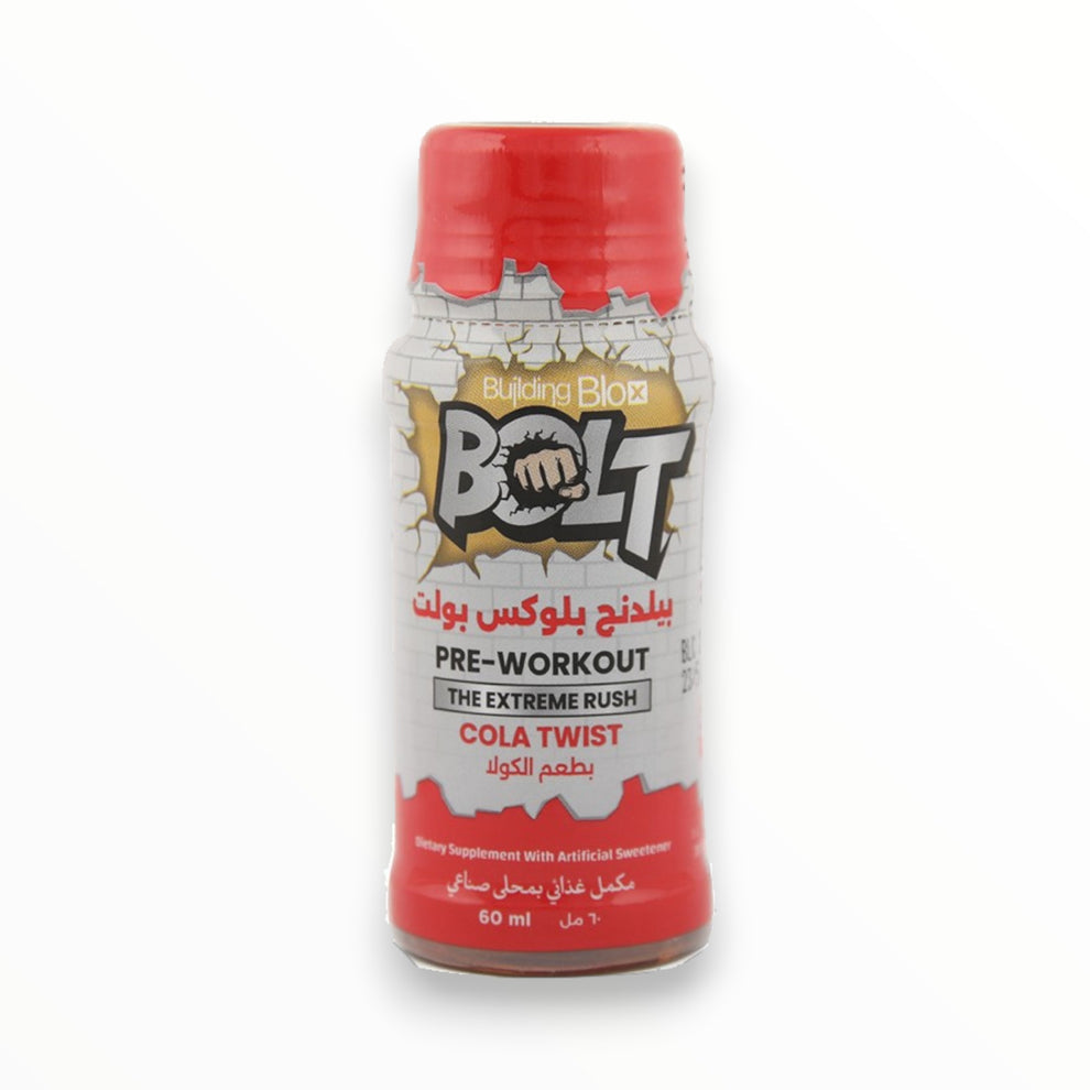 Building Blox BOLT Pre-Workout Shot 60ml (one shot)