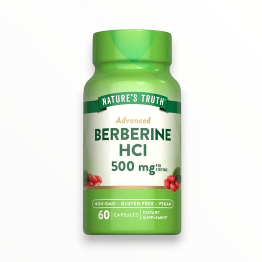 Natures Truth Berberine HCl 500mg — 60 Capsules