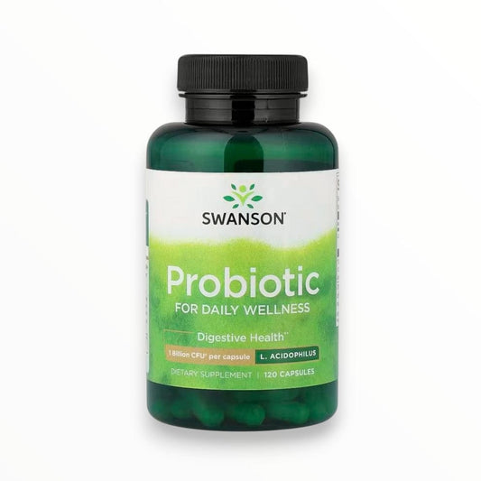 Swanson Probiotic for Daily Wellness — 1 Billion CFU, 120 Capsules