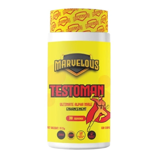 Marvelous Testoman Alpha Male Testosterone Booster — 30 Servings