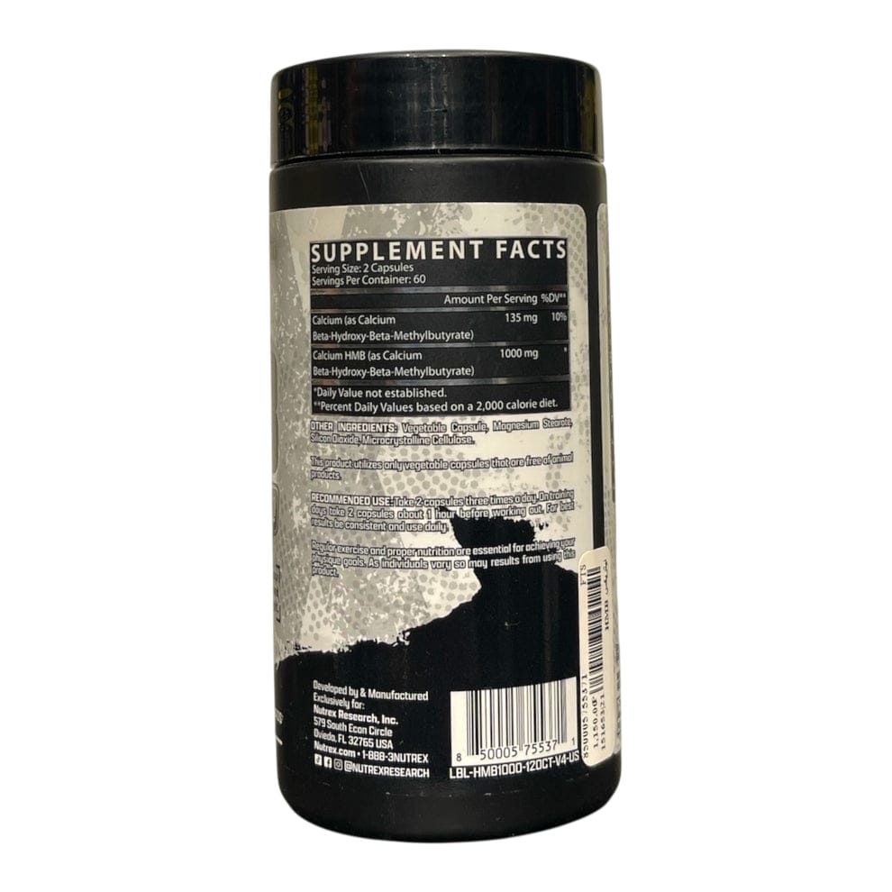Nutrex HMB 1000 — 120 Capsules