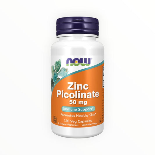 NOW Zinc Picolinate 50mg — 120 Tablets