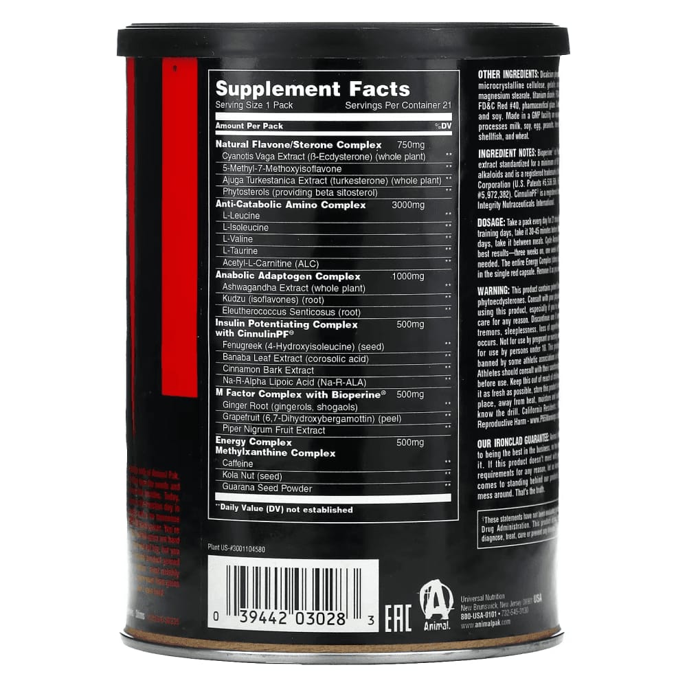 Animal Stak All-in-One Hormone Booster 21 Pack