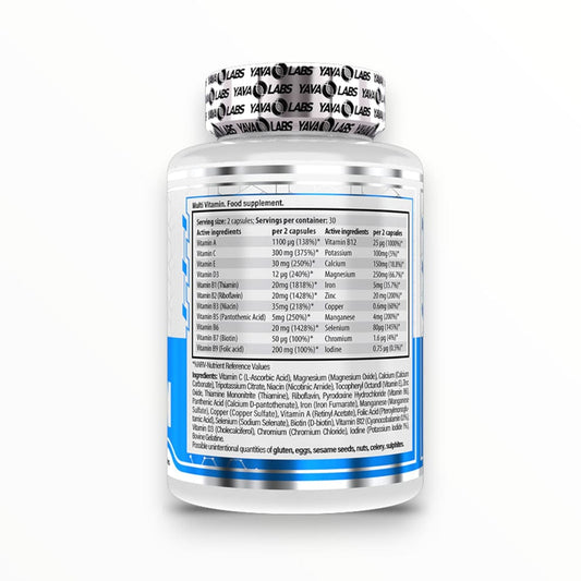 Yava Labs Multi Vitamin — 60 Capsules