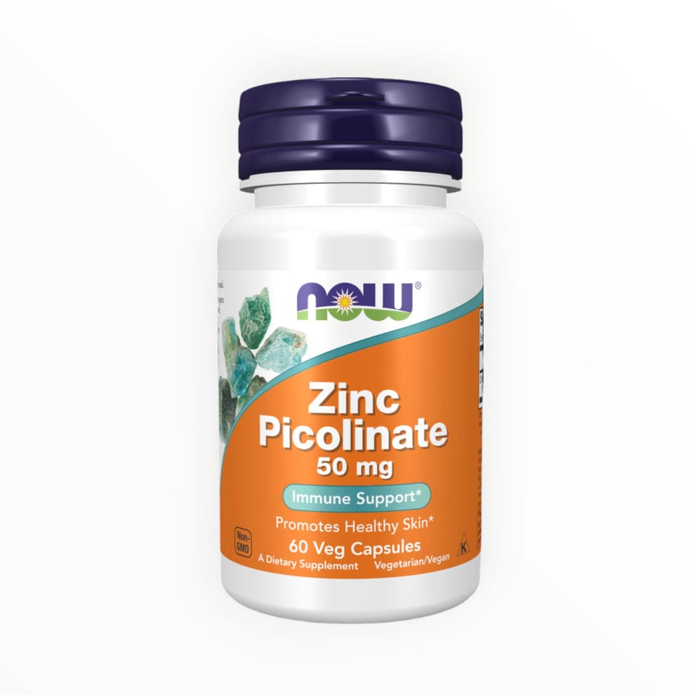 NOW Zinc Picolinate 50mg — 60 Tablets