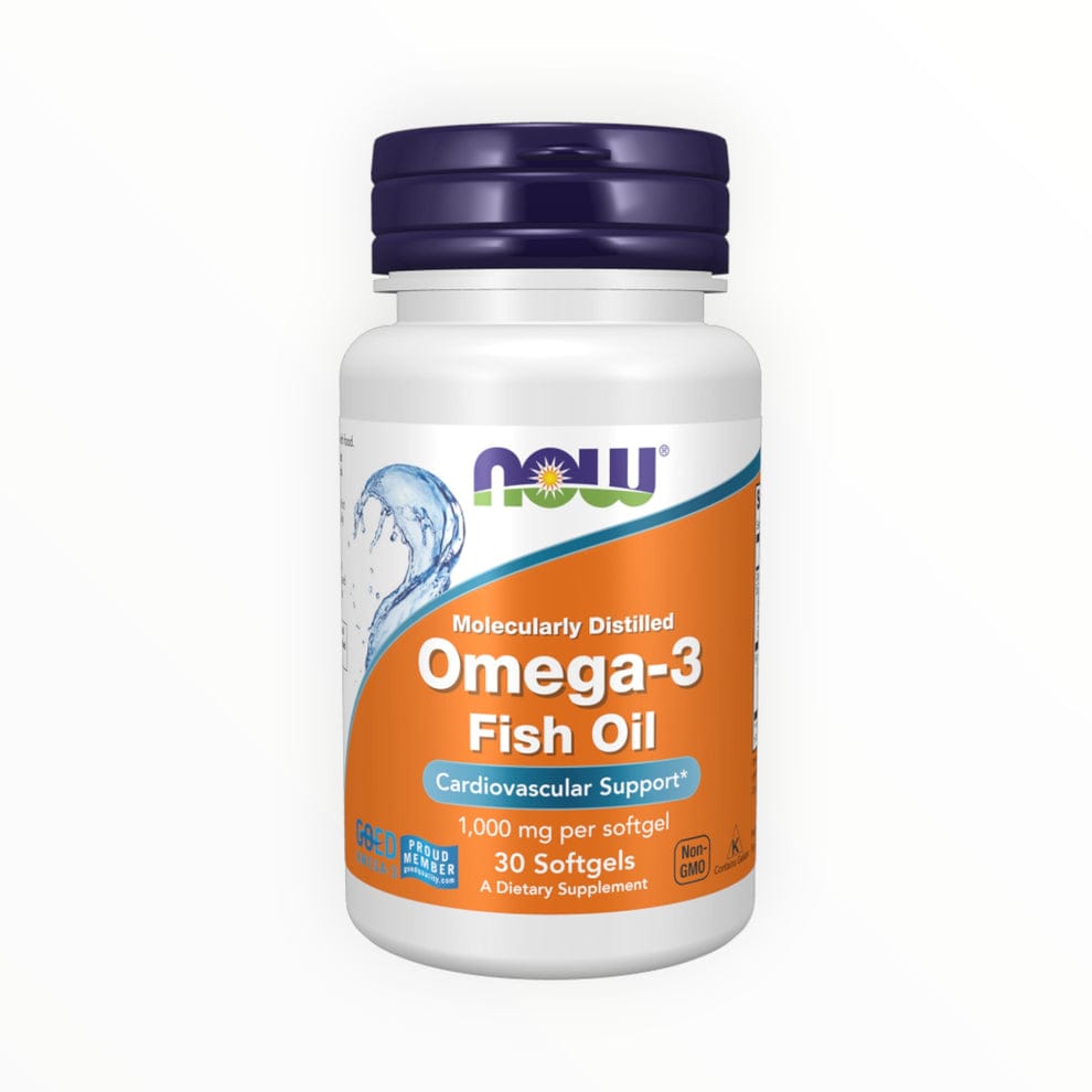 NOW Omega-3 — 30 Softgels