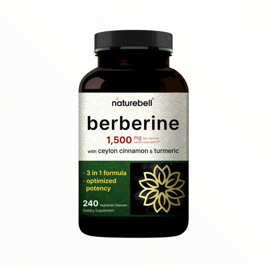 Naturebell Berberine 1500mg — 240 Tablets