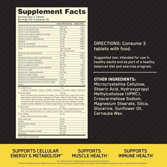 Optimum Nutrition Opti-Men Multivitamin 150 Tablets