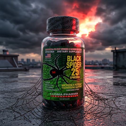 Black Spider 25 Ephedra Fat Burner