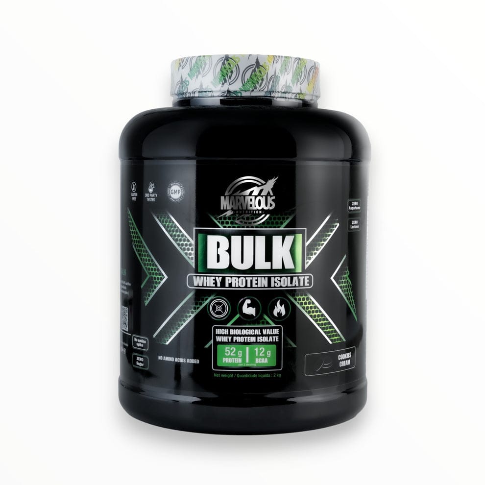 Marvelous Nutrition Bulk Whey Protein Isolate – Strawberry (2Kg, 67 Servings)