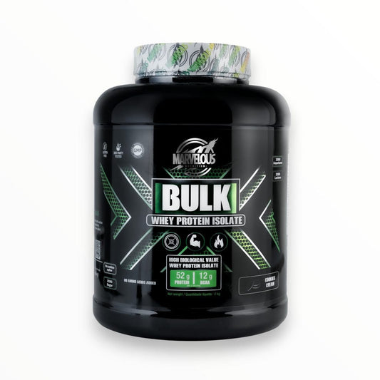 Marvelous Nutrition Bulk Whey Protein Isolate – Strawberry (2Kg, 67 Servings)