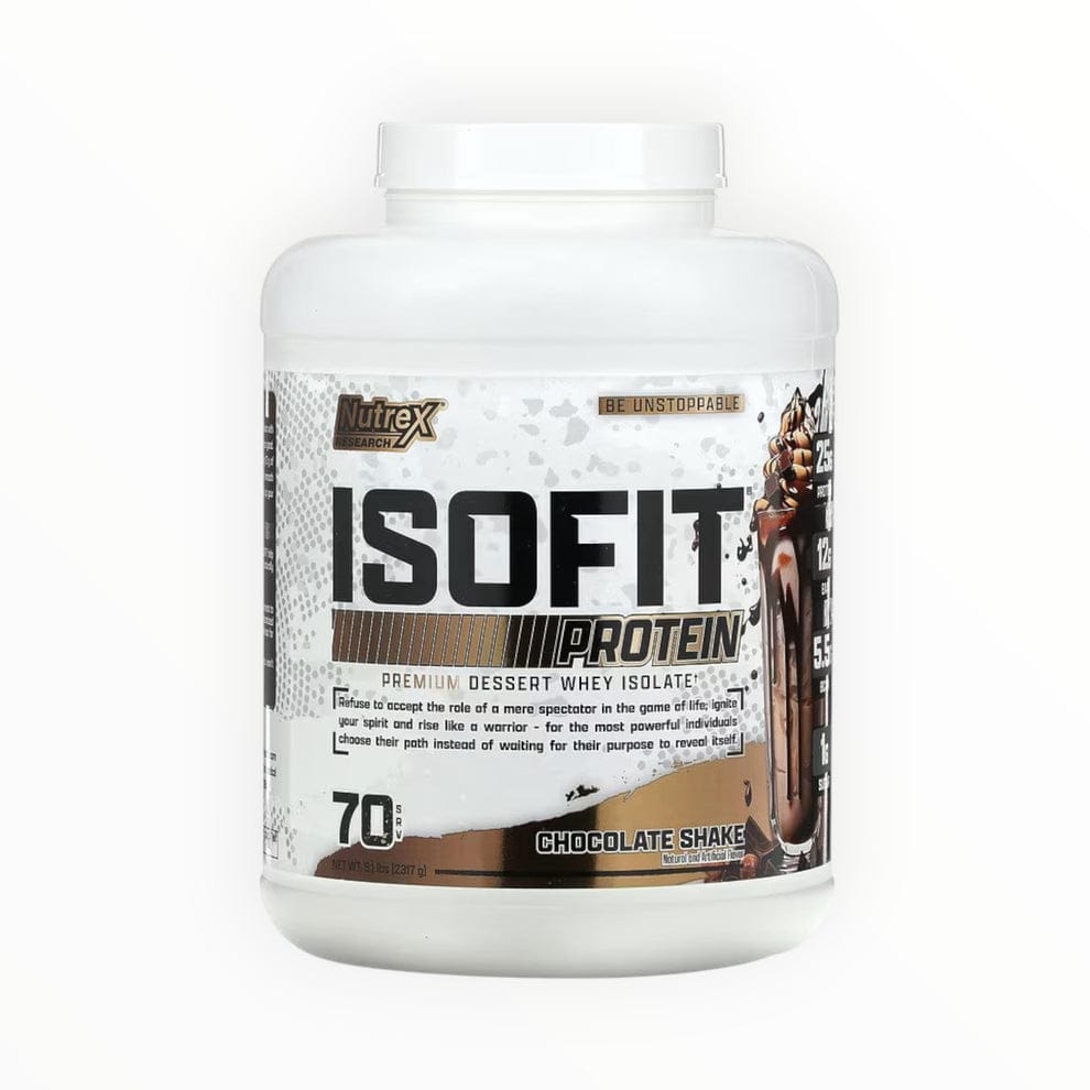 Nutrex IsoFit Protein Isolate –  100% Whey Isolate, 70 Servings