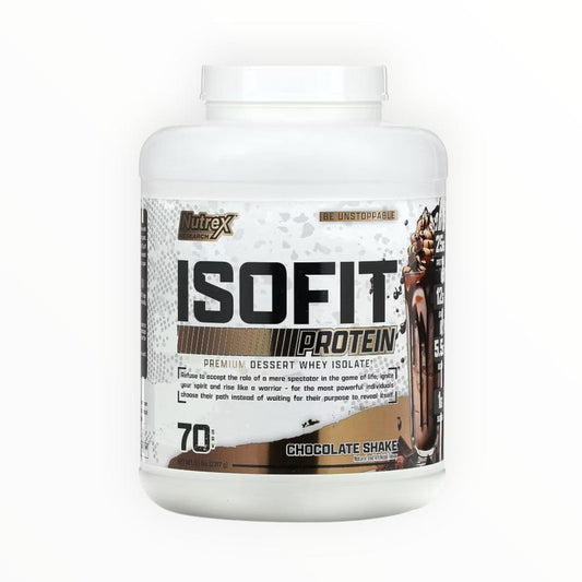 Nutrex IsoFit Protein Isolate –  100% Whey Isolate, 70 Servings