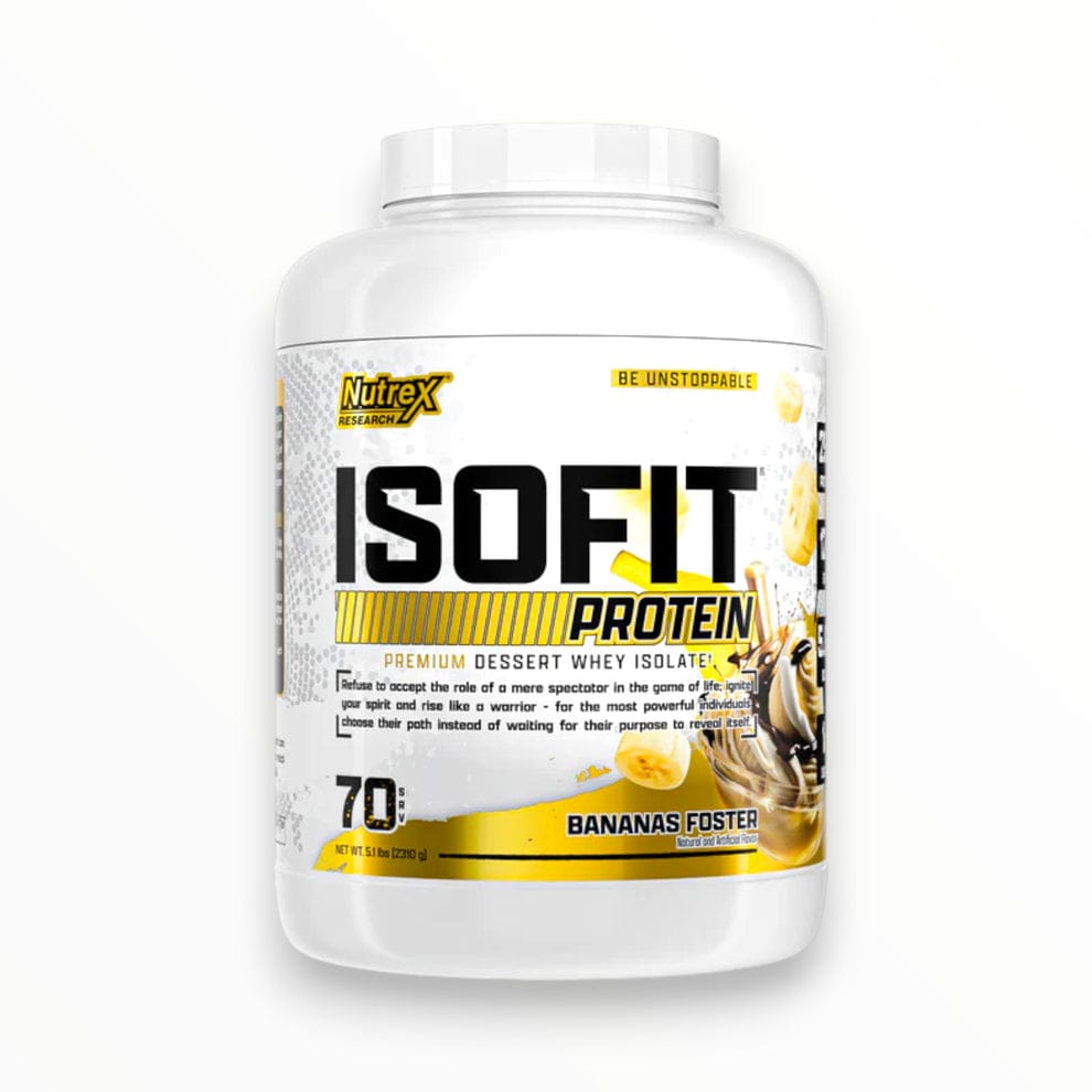 Nutrex IsoFit Protein Isolate –  100% Whey Isolate, 70 Servings