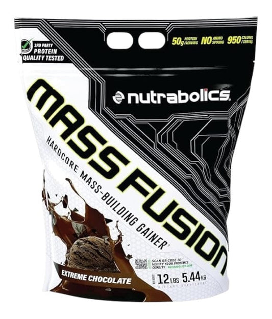Nutrabolics Mass Fusion – Hardcore Mass Gainer 5.44 kg