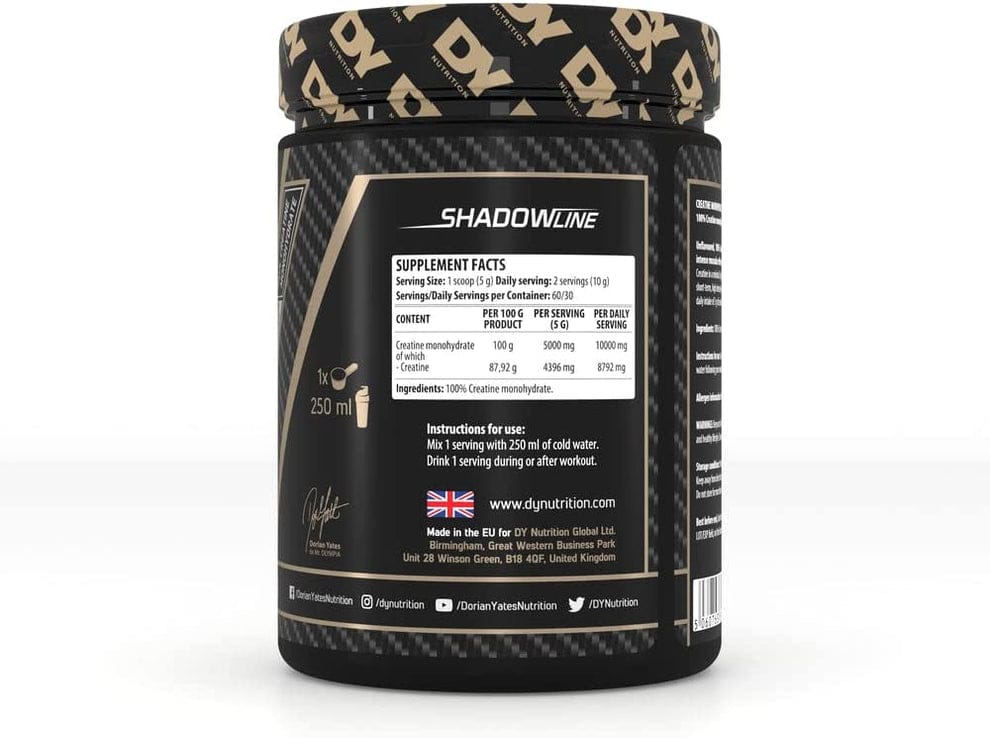 DY Nutrition Creatine 300g (60 Servings)