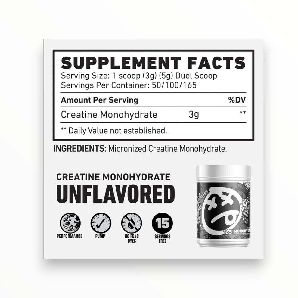 Skeleton Creatine Monohydrate – 50 Servings