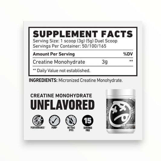 Skeleton Creatine Monohydrate – 50 Servings