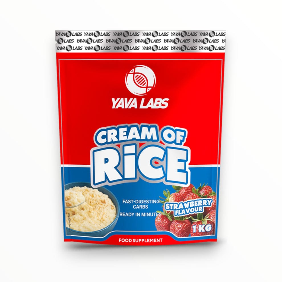 Yava Labs Cream of Rice Strawberry 1KG – Fast Digesting Carbs for Muscle Energy