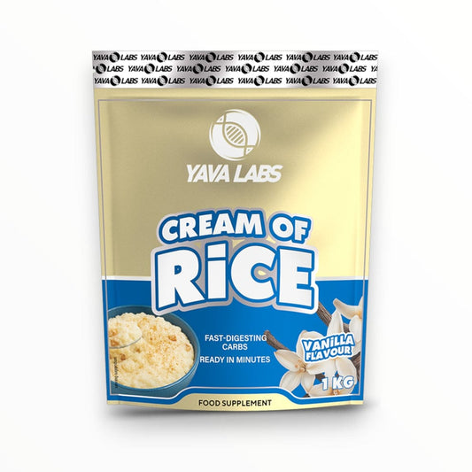 Yava Labs Cream of Rice Strawberry 1KG – Fast Digesting Carbs for Muscle Energy